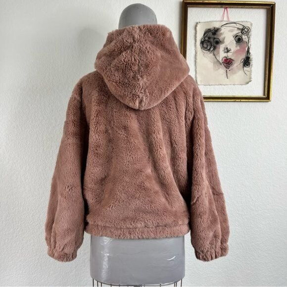 French Connection Arabella Faux Fur Hooded Jacket - Picture 6 of 13